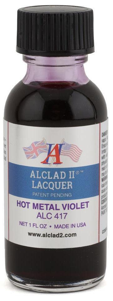 Alclad II ALC-417 Hot Metal Violet Lacquer Paint 1oz - A-Z Toy Hobby
