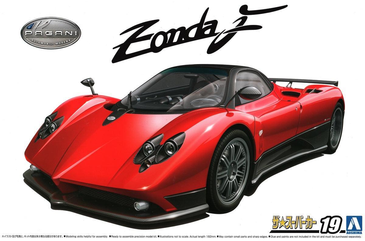 Aoshima 19 2005 Pagani Zonda F 1/24 Model Kit - A-Z Toy Hobby