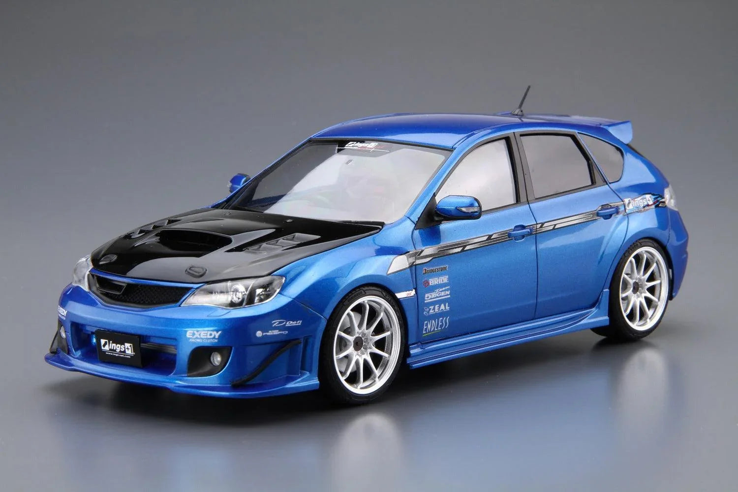 Aoshima 35 ings Subaru 2007 GRB Impreza WRX STI 1/24 Model Kit - A-Z Toy Hobby