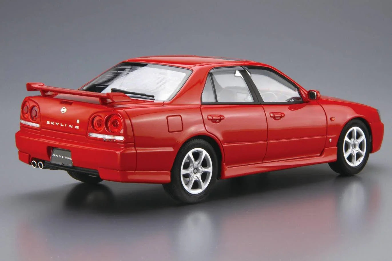 Aoshima Nissan ER34 Skyline 25GT-X Turbo 1998 / 25GT Turbo 2001 1/24 Model Kit - A-Z Toy Hobby