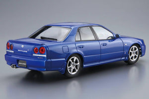Aoshima Nissan ER34 Skyline 25GT-X Turbo 1998 / 25GT Turbo 2001 1/24 Model Kit - A-Z Toy Hobby