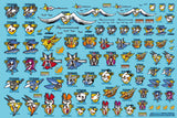 Delpi Universal Water Decal For Advance Of Zeta Character - A-Z Toy Hobby