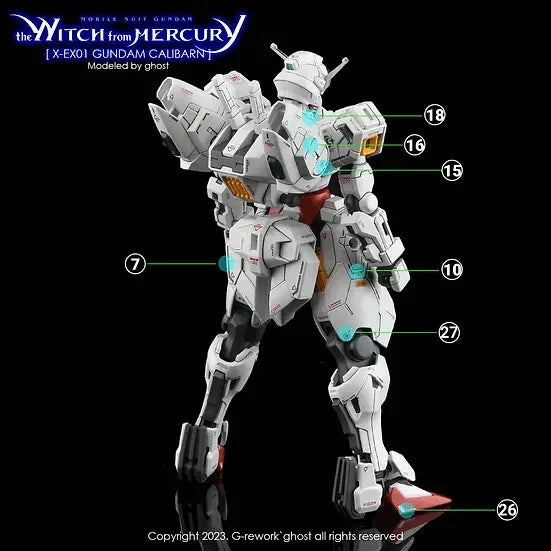 G-Rework Water Decal For HG Calibarn - A-Z Toy Hobby
