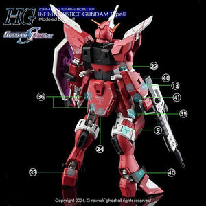 G-Rework Water Decal For HG Infinite Justice Type 2 - A-Z Toy Hobby