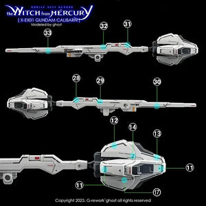 G-Rework Water Decal For HG Calibarn - A-Z Toy Hobby