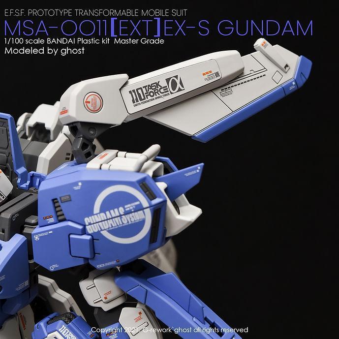 G-Rework Water Decal For MG Ex-S 1.5 - A-Z Toy Hobby