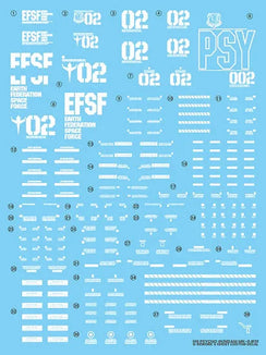 G-Rework Water Decal For HG Psycho Mk-II - A-Z Toy Hobby