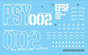 G-Rework Water Decal For HG Psycho Mk-II - A-Z Toy Hobby