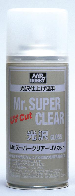 Mr. Hobby B522 Mr. Super Clear UV Cut Gloss Top Coat Spray Paint 170ml - A-Z Toy Hobby