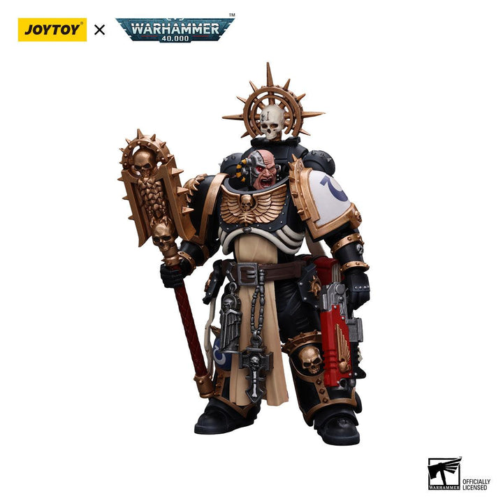 Joy Toy Warhammer 40K Ultramarines Chaplain (Indomitus) 1/18 Action Figure - A-Z Toy Hobby