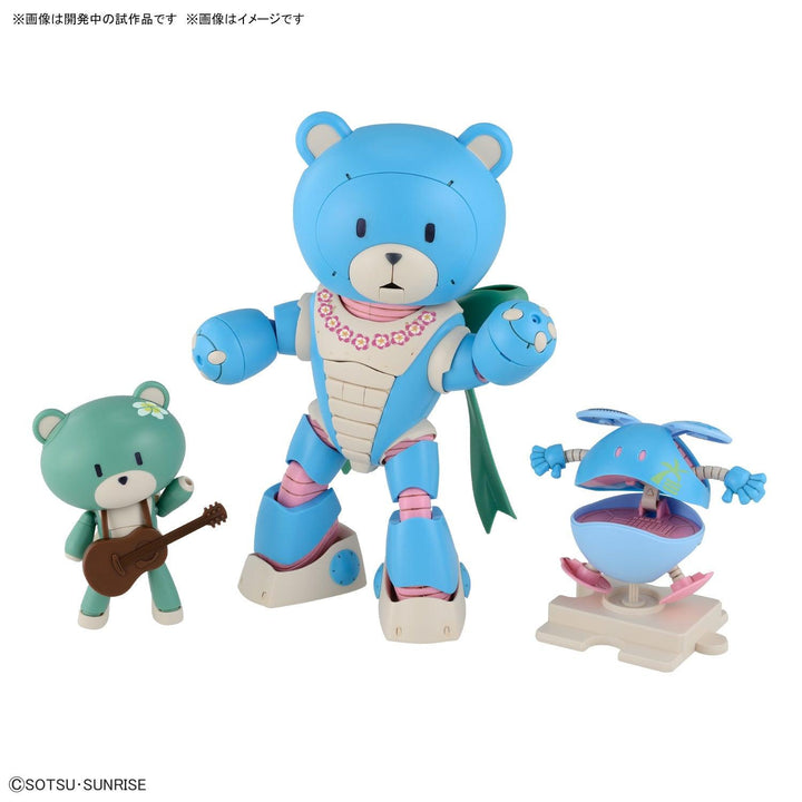 Bandai 09 Beargguy Ohana & Aloharo Set HGGBM 1/144 Model Kit - A-Z Toy Hobby