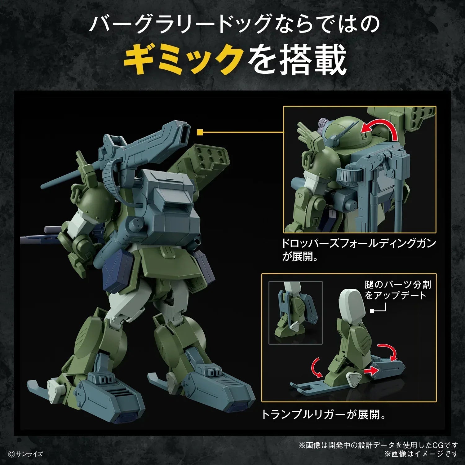 Bandai Votoms Burglarydog HG Model Kit - A-Z Toy Hobby