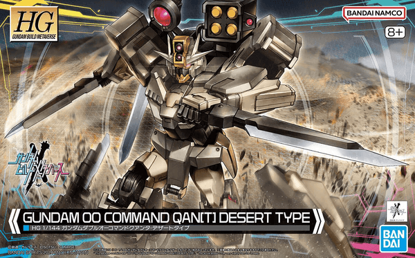 Bandai 10 Gundam 00 Command Qan[T] (Desert Type) HGGBM 1/144 Model Kit