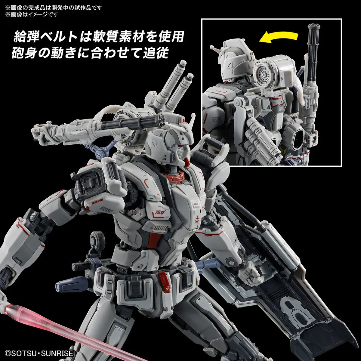 ロボット HG 1/144 RX-78(GE) GUNDAM EX & ZAKU BANDAI HG 1/144 RX-78[G]E GUNDAM EX [RFV] MS-06F ZAKU Ⅱ F