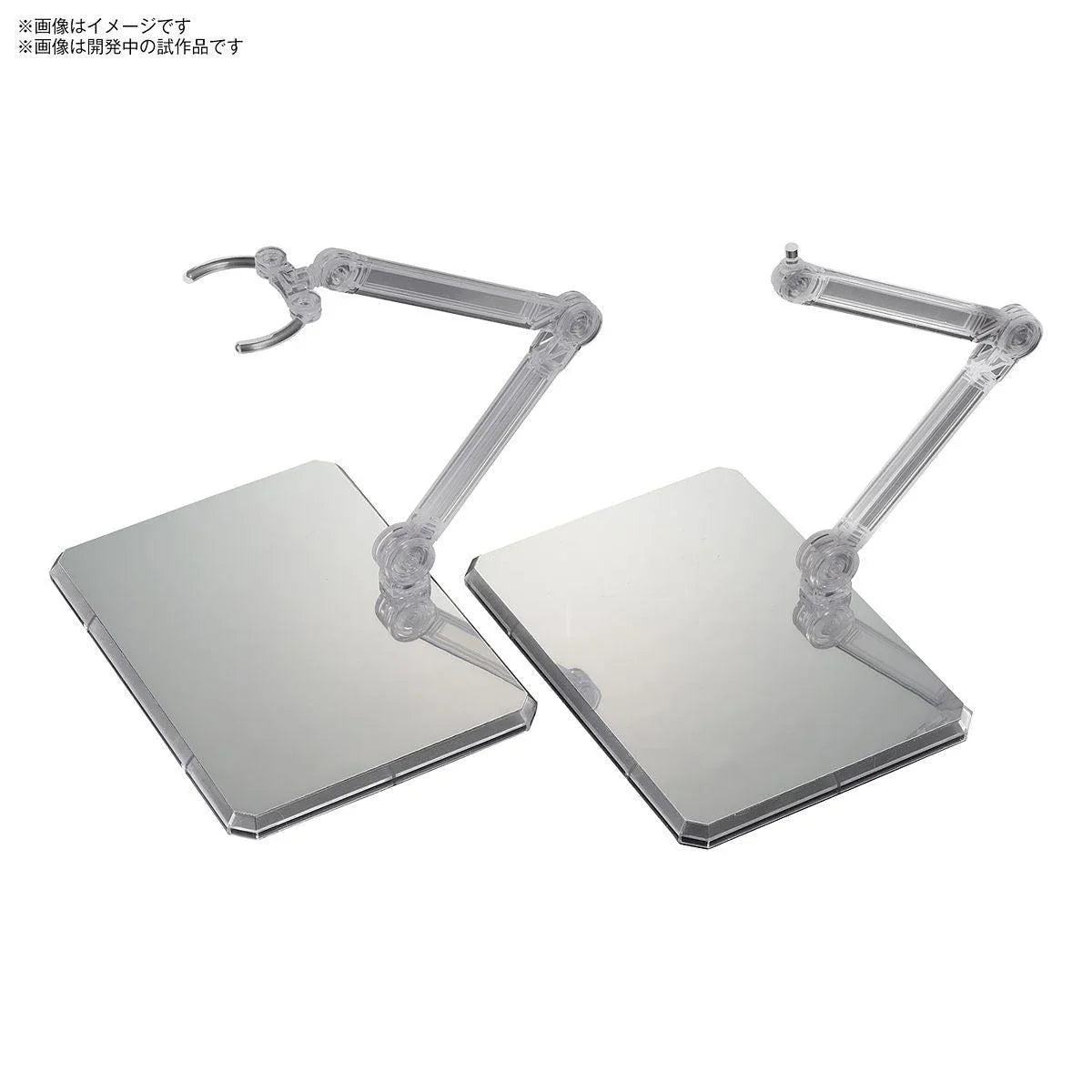 Bandai Action Base 7 Clear Mirror Sticker Set (2pcs) - A-Z Toy Hobby
