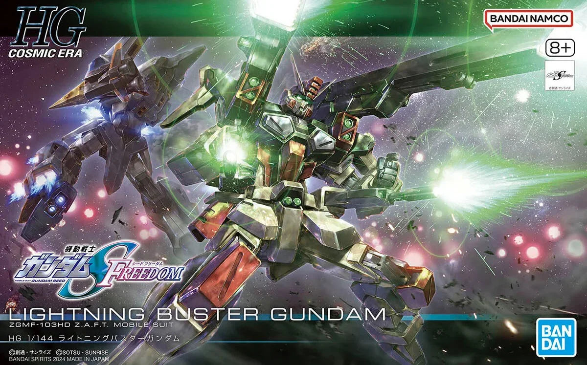 Bandai 253 Lightning Buster Gundam HGCE 1/144 Model Kit - A-Z Toy Hobby