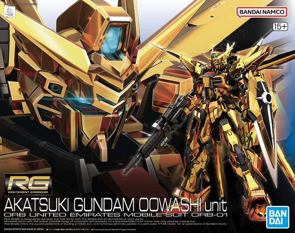 Bandai 39 Akatsuki Gundam Oowashi Unit RG 1/144 Model Kit