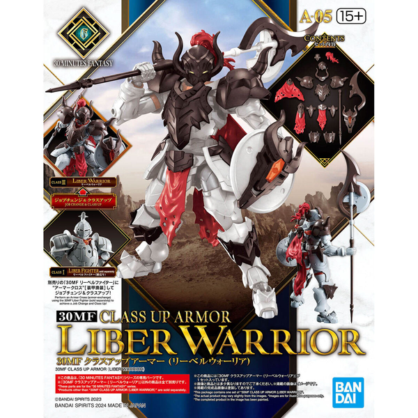 Bandai 30MF A-05 Class Up Armor - Liber Warrior 1/144