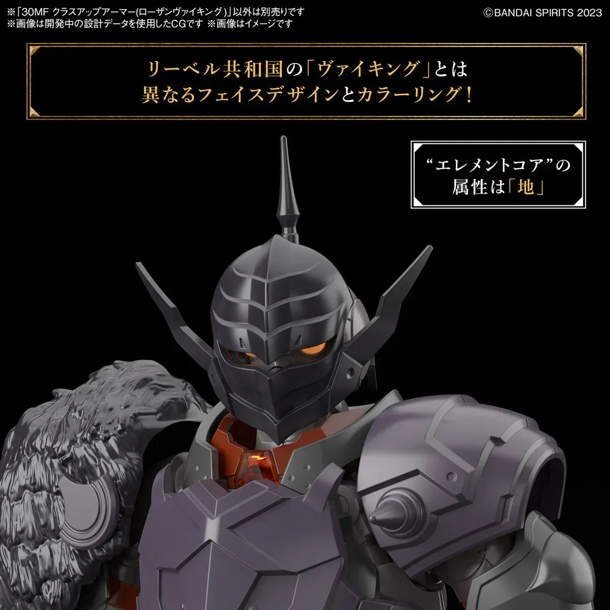 Bandai A-08 30MF Class Up Armor - Rosan Viking 1/144 - A-Z Toy Hobby