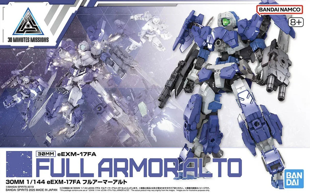 Bandai 30MM 67 eEXM-17FA Full Armor Alto 1/144 Model Kit - A-Z Toy Hobby
