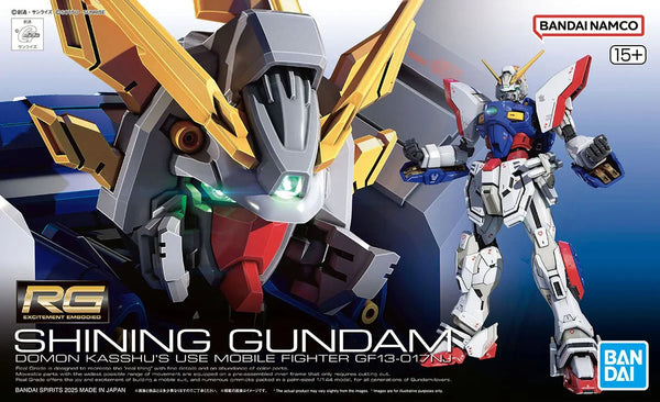 Bandai RG 42 Shining Gundam 1/144 Model Kit
