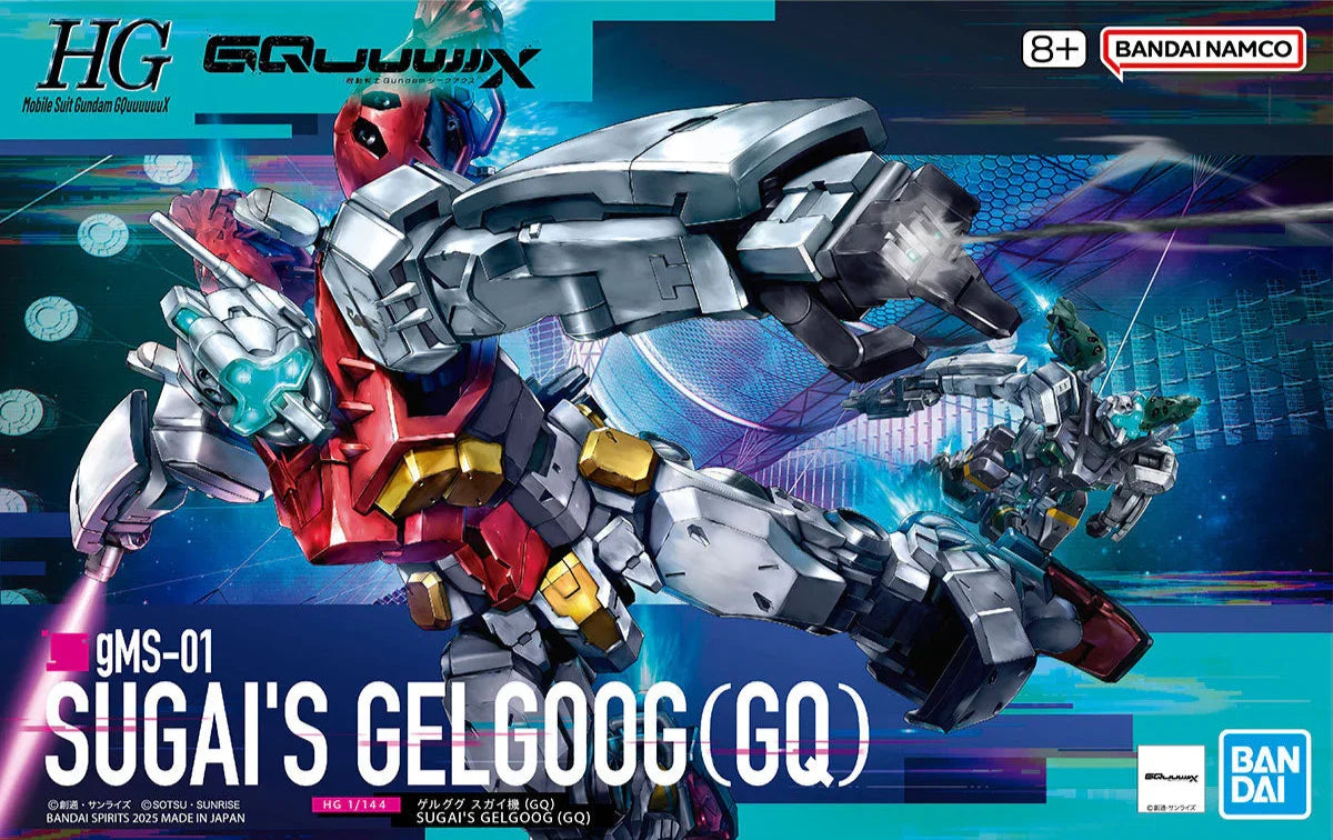 Bandai HGGQX 03 Sugai's Gelgoog (GQ) 1/144 Model Kit - A-Z Toy Hobby