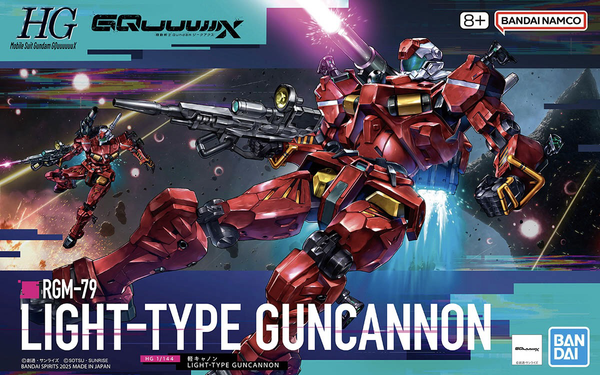 Bandai HGGQX 06 Light-Type Guncannon 1/144 Model Kit