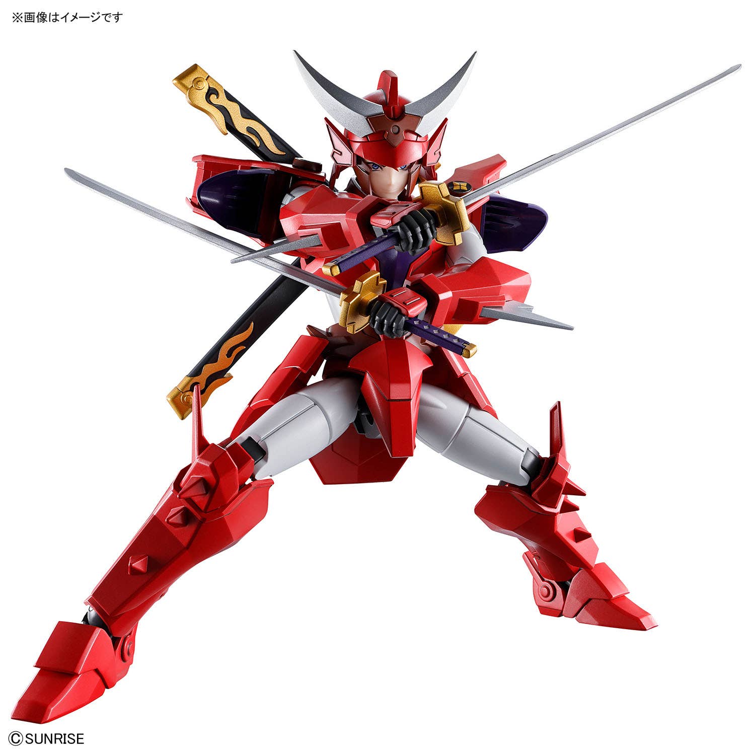 Bandai 30MF Gai of the Heat Yoroi-Shinden Samurai Troopers 1/144 Model Kit