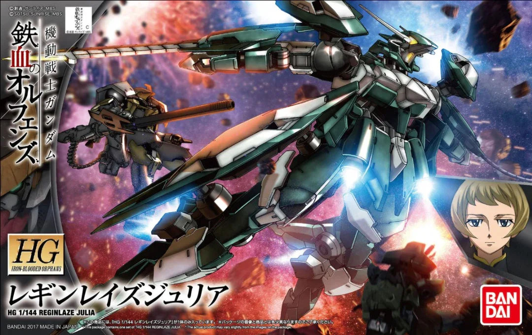 Bandai 034 Reginlaze Julia HG IBO 1/144 Model Kit - A-Z Toy Hobby