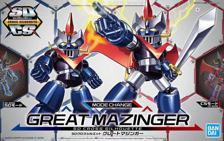 Bandai 02 Great Mazinger SDCS Model Kit - A-Z Toy Hobby