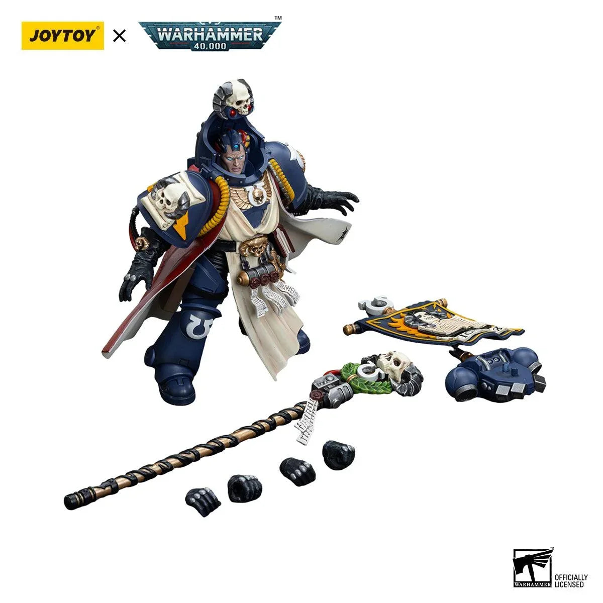 Joy Toy Warhammer 40K Ultramarines Chief Librarian Tigurius 1/18 Action Figure - A-Z Toy Hobby