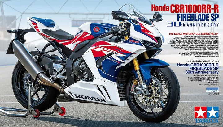 Tamiya 14141 Honda CBR1000RR-R Fireblade SP 30th Anniversary 1/12 Model Kit - A-Z Toy Hobby