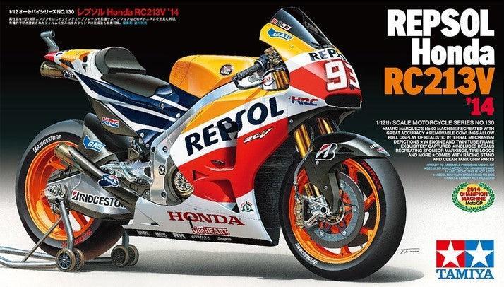Tamiya 14130 2014 Repsol Honda RC213V 1/12 Model Kit - A-Z Toy Hobby