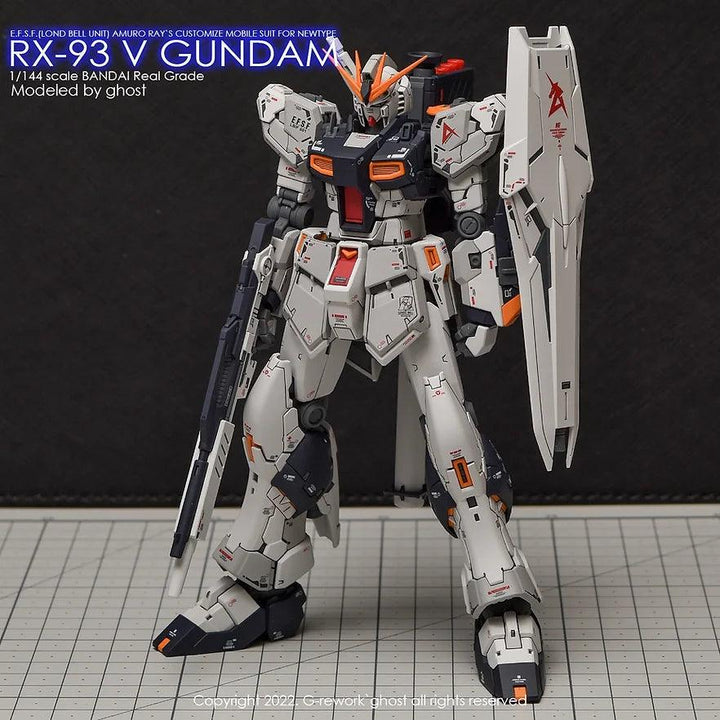 G-Rework Water Decal For RG RX-93 Nu - A-Z Toy Hobby