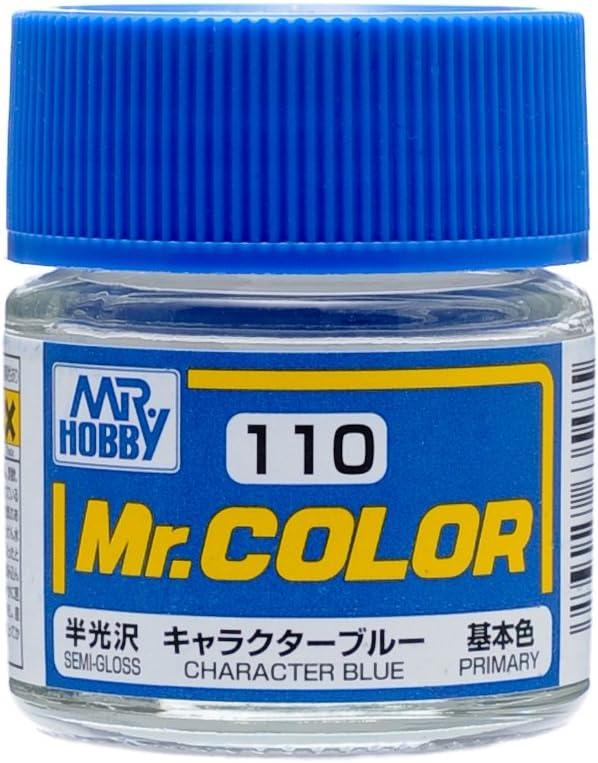 Mr. Hobby C110 Mr. Color Semi Gloss Character Blue Lacquer Paint 10ml - A-Z Toy Hobby