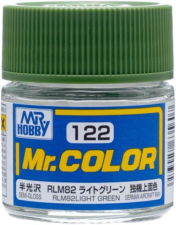 Mr. Hobby C122 Mr. Color Semi Gloss RLM82 Light Green Lacquer Paint 10ml - A-Z Toy Hobby