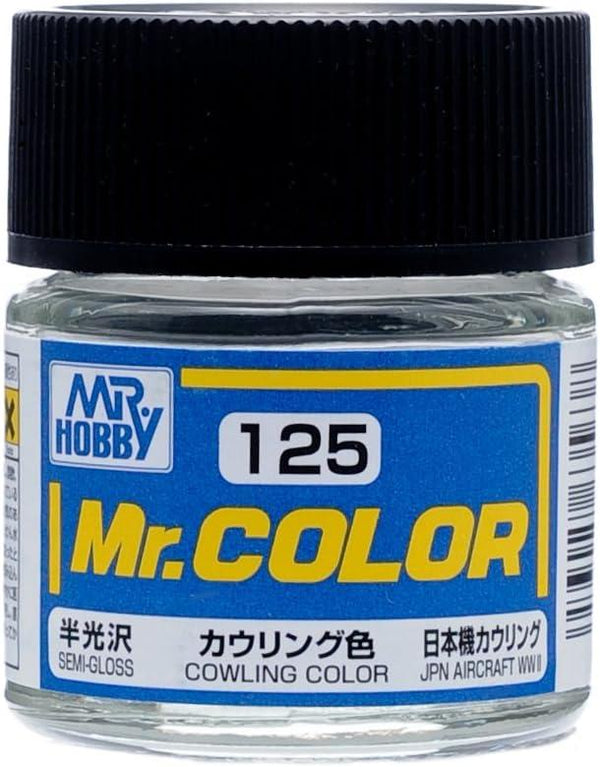 Mr. Hobby C125 Mr. Color Semi Gloss Cowling Color Lacquer Paint 10ml - A-Z Toy Hobby