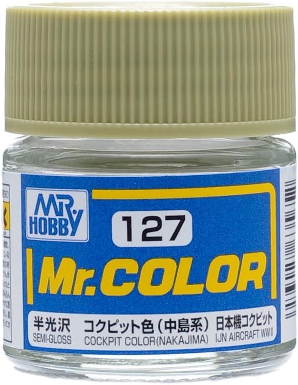 Mr. Hobby C127 Mr. Color Semi Gloss Cockpit Color Nakajima Lacquer Paint 10ml - A-Z Toy Hobby
