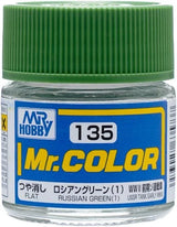 Mr. Hobby C135 Mr. Color Flat Russian Green (1) Lacquer Paint 10ml - A-Z Toy Hobby