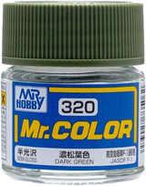 Mr. Hobby C320 Mr. Color Dark Green Lacquer Paint 10ml - A-Z Toy Hobby
