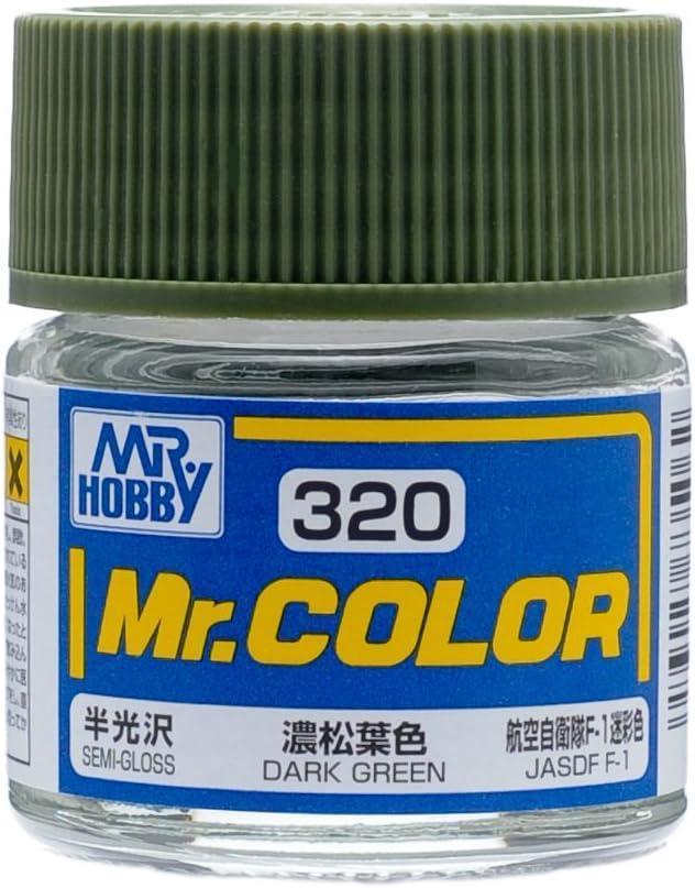 Mr. Hobby C320 Mr. Color Dark Green Lacquer Paint 10ml - A-Z Toy Hobby