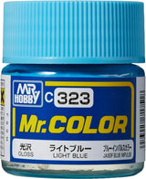 Mr. Hobby C323 Mr. Color Light Blue Lacquer Paint 10ml - A-Z Toy Hobby