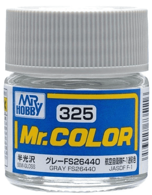 Mr. Hobby C325 Mr. Color Semi Gloss Gray FS26440 Lacquer Paint 10ml - A-Z Toy Hobby