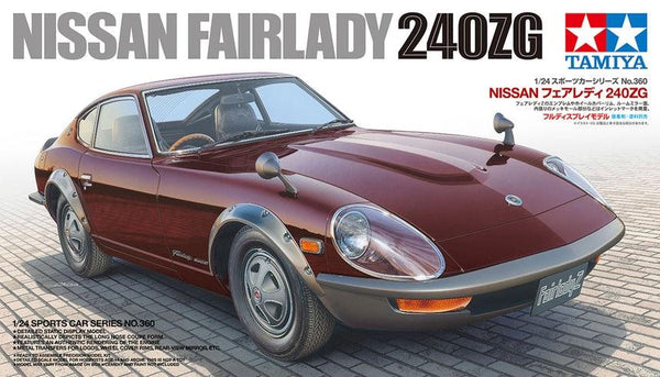 Tamiya 24360 Nissan Fairlady 240ZG 1/24 Model Kit - A-Z Toy Hobby