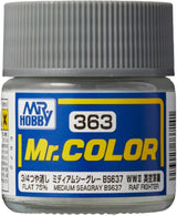 Mr. Hobby C363 Mr. Color Medium Sea Gray (BS637) Lacquer Paint 10ml - A-Z Toy Hobby
