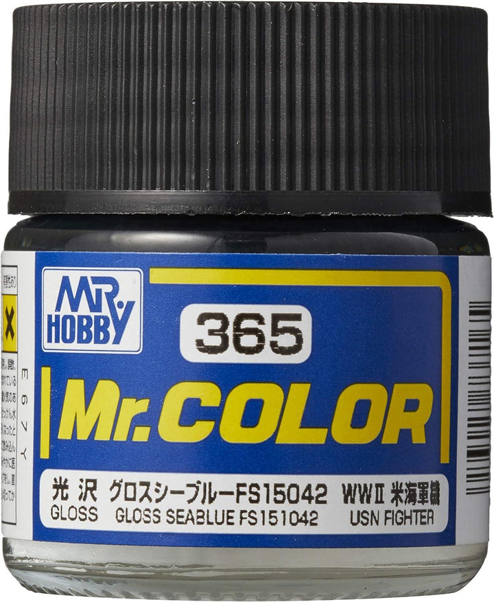 Mr. Hobby C365 Mr. Color Gloss Sea Blue FS15042 Lacquer Paint 10ml - A-Z Toy Hobby