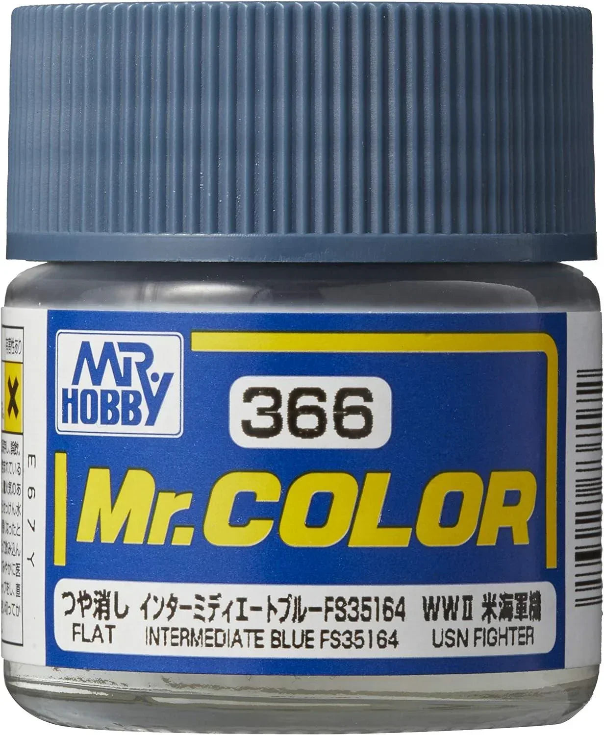 Mr. Hobby C366 Mr. Color Flat Intermediate Blue FS35164 Lacquer Paint ...