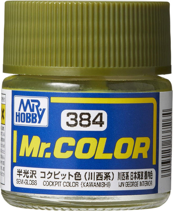 Mr. Hobby C384 Mr. Color Cockpit Color (Kawanishi) Lacquer Paint 10ml