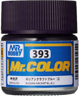 Mr. Hobby C393 Mr. Color Russian Aircraft Blue II Lacquer Paint 10ml - A-Z Toy Hobby