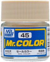 Mr. Hobby C45 Mr. Color Semi Gloss Sail Color Lacquer Paint 10ml - A-Z Toy Hobby